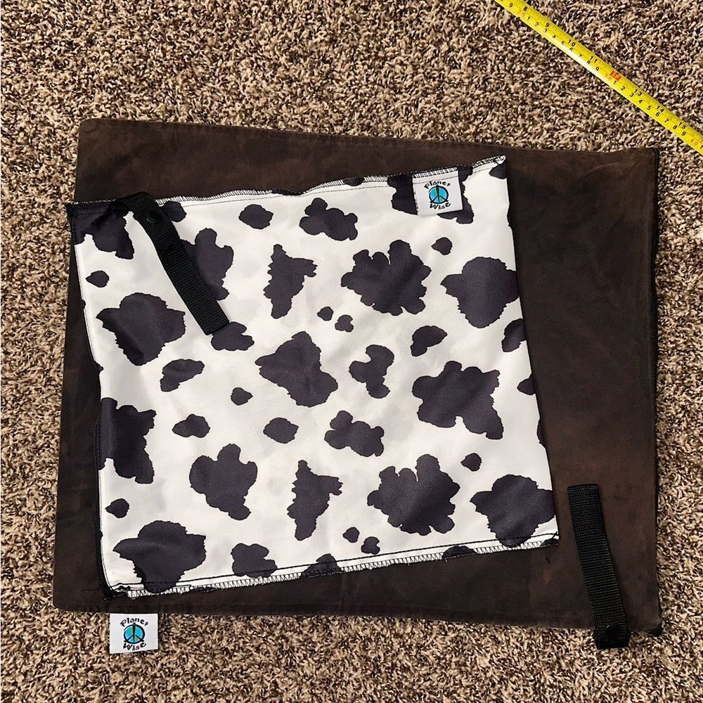 Lot of 2 Plant Wise Waterproof Wet Dry Bags for cloth diapers wet clothes towels